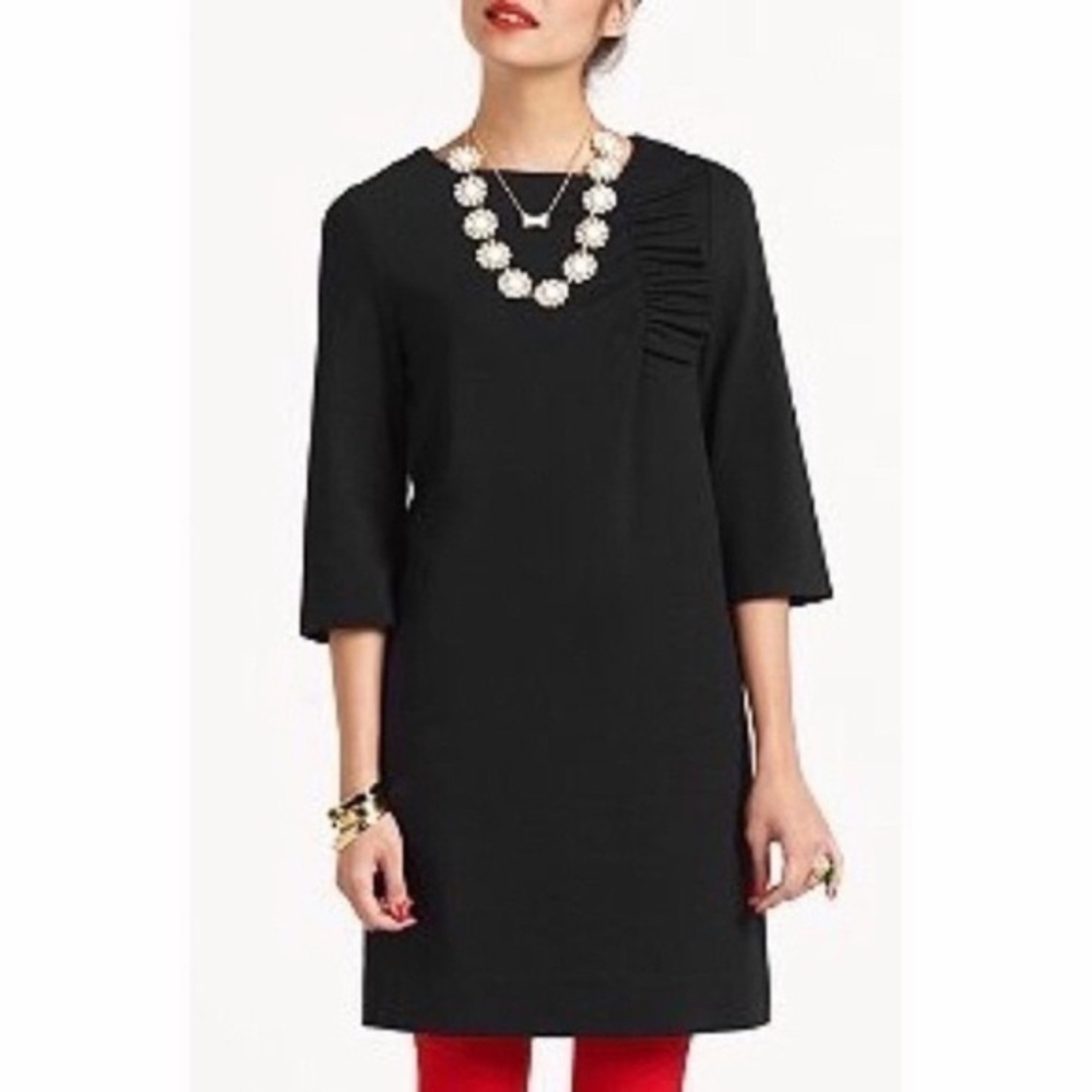 Kate Spade Black Dress with Gold Zipper